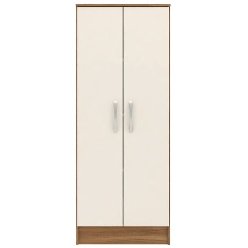 Armário Multiuso Demobile Viena 2 Portas 3 Prateleiras em MDP Amendola Off White