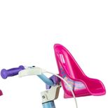 Bicicleta Infantil Nathor Barbie Aro 12 com Rodinhas Rosa Roxo Azul