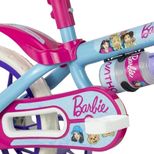 Bicicleta Infantil Nathor Barbie Aro 12 com Rodinhas Rosa Roxo Azul