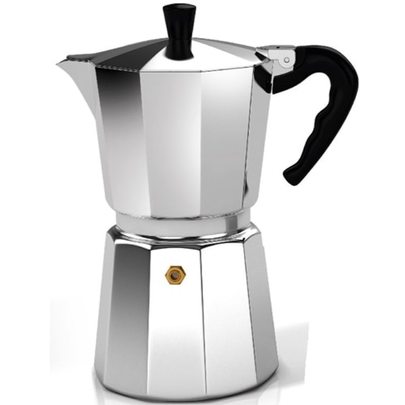 Cafeteira Ingá Import Italiana 12904 9 Xícaras Prata Alumínio