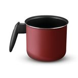 Conjunto de Panela Rochedo R2I1H4C11 com 10 Peças Alumínio Vermelha