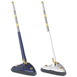 Esfregão Mop Ke Home 7781 Triangular 360° Azul Inox