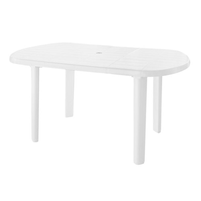 Mesa Plástica For Plast 261 Retangular Branca