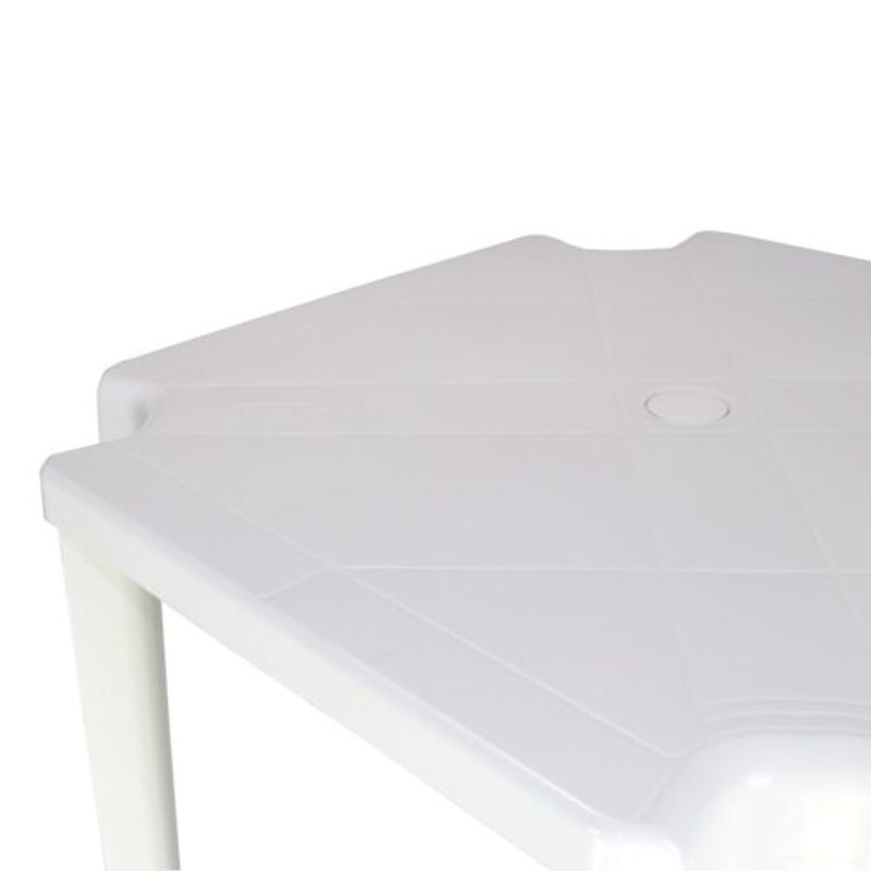 Mesa Plástica Tramontina Noronha Quadrada Branca