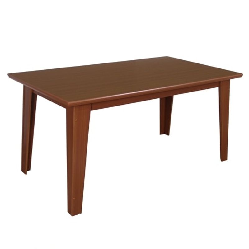 Mesa Sala de Jantar Moveis São Carlos Austria com Tampo de MDF Naturalle