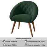 Poltrona Framar Alice Verde