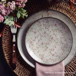 Prato Raso Tramontina Floralis 96580080 em Porcelana Estampado