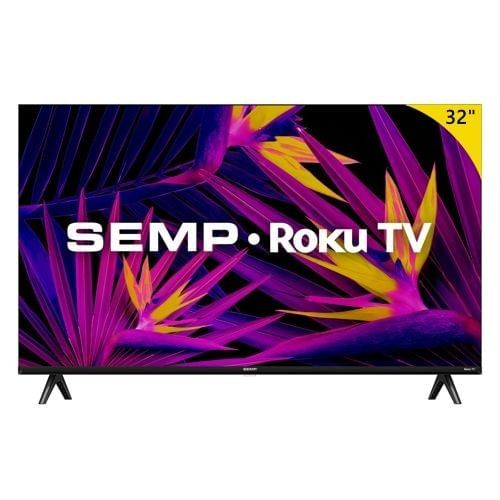 Smart TV 32" LED SEMP TCL R6610, 3 HDMI, 1 USB, Alexa