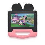 Tablet Infantil Multilaser Mini NB414 64GB Quad-Core Tela 7” Preto Rosa