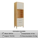 Torre Quente Rio Doce Syrah 2 Portas Amêndoa Off White