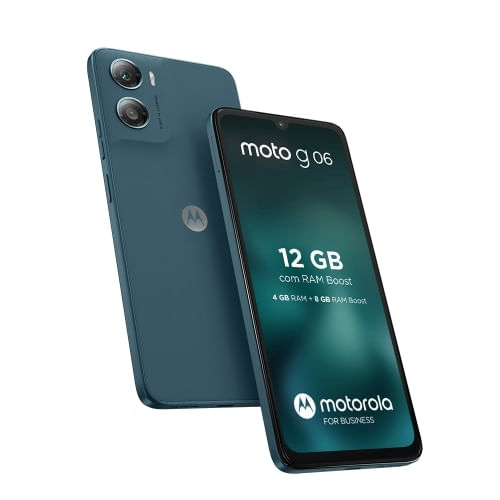 Smartphone Motorola Moto G06 128 GB Câmera Traseira Dupla Selfie