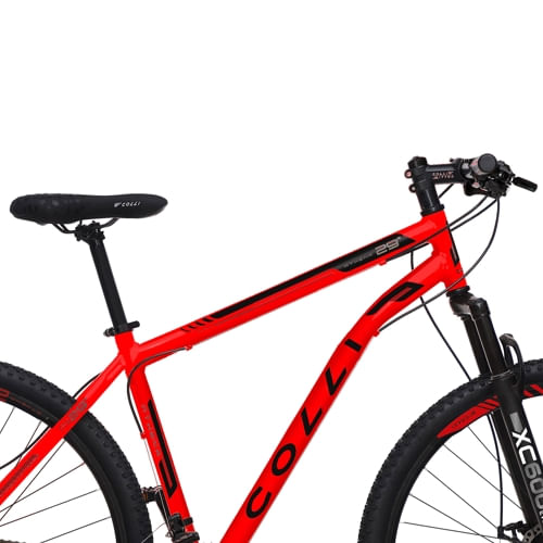 Bicicleta Colli Athena 445.26D Aro 29 Marchas 21 Vermelho Fosco ...